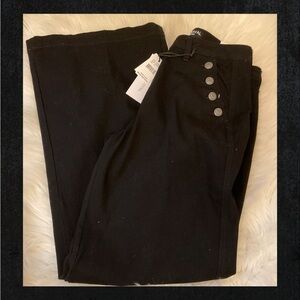 Blue Revival Ariana Midrise Recycled Wide Leg Jeans - Black - NWT - Size 28